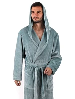 župan Siena s kapucňou Mineral Blue