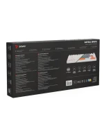 MAGNETICKÁ KLÁVESNICA SAVIO ASTRAL WHITE OUTEMU WHITE JADE RGB 3 FARBY KLÁVES MAGNETICKÁ KLÁVESNICA SAVIO ASTRAL WHITE OUTEMU WHITE JADE RGB 3 FARBY KLÁVES