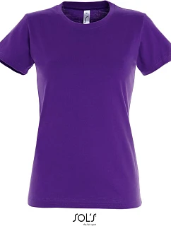 SOL'S Imperial Women Dámské tričko z těžké bavlny model 22520865 dark purple