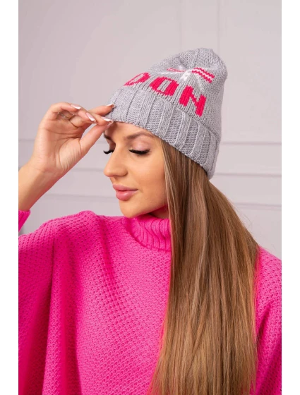 Dámska čiapka London K385 šedá