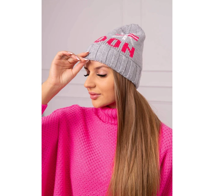 Dámska čiapka London K385 šedá