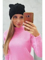 dámská čepice černá model 18752435 - K-Fashion