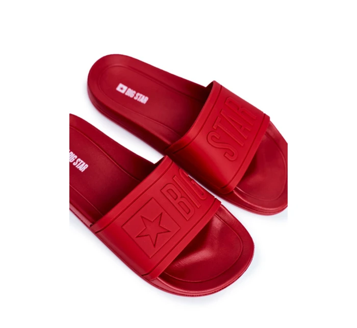 Pánské Klasické Nazouváky Big Star Červené model 21528068 - Big Star Shoes