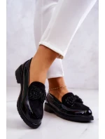 Elegantní Lakované Mokasíny Černé model 21578388 - S.Barski