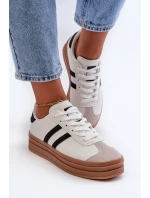 Dámské tenisky na platformě Bílé model 21666463 - Boto