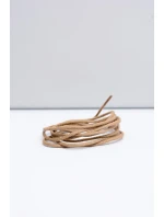 Corbby Beżowe Woskowane Cienkie Sznurowadła B