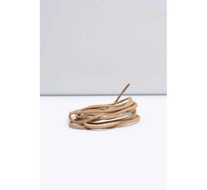 Corbby Beżowe Woskowane Cienkie Sznurowadła B