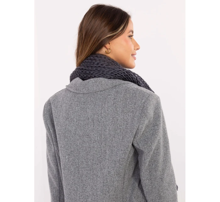 Šál AT SZ S 2203.87 tmavo šedý Šál AT SZ S 2203.87 tmavo šedý