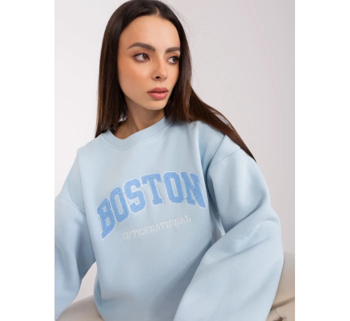 Bluza EM BL 617 model 18909399 jasny niebieski - FPrice Bluza EM BL 617 model 18909399 jasny niebieski - FPrice