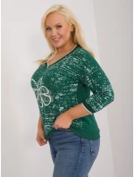 Blúzka RV BZ 9442.27 tmavozelená