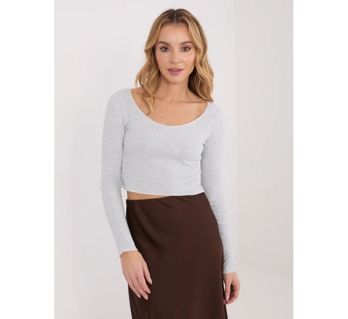 Blúzka WT BZ A1247.25 svetlosivá