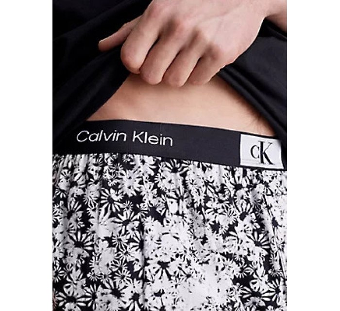 Spodné prádlo Pánske pyžamo S/S BOXER SET 000NM2527EN25 - Calvin Klein
