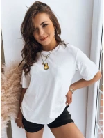 Dámské tričko s nášivkou MIA ROSE ecru Dstreet model 21969911 - FashionStreet