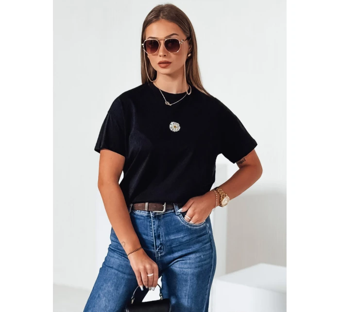 Dámske tričko FLORTA black FashionStreet RY2558