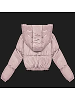 Krátka zimná bunda J Style svetlo ružová (5M3260-46) Krátka zimná bunda J Style svetlo ružová (5M3260-46)