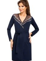 Dámsky župan Jasmine Dark Blue - Donna