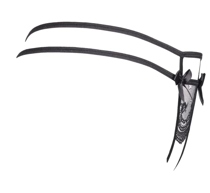 Tangá Plus Size V-8698 čierna - Axami