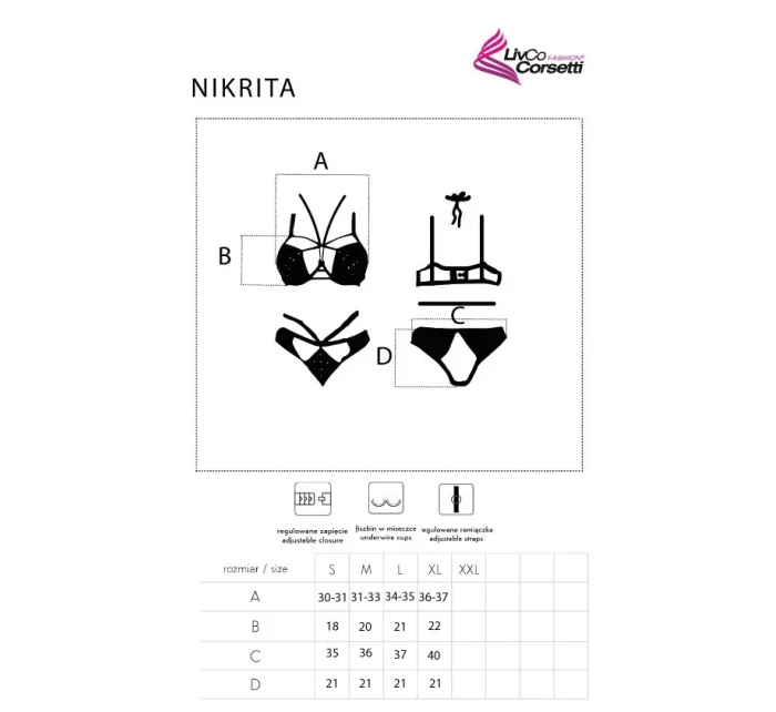 Sexy set Nikrita - LivCo Corsetti