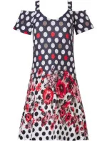 Dámske plážové šaty 16201-120-3 modré-bodka - Pastunette