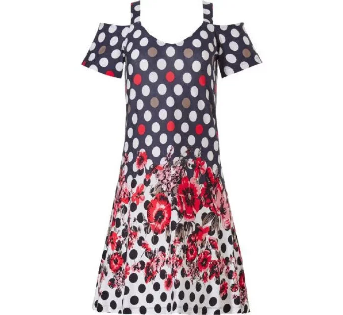 Dámske plážové šaty 16201-120-3 modré-bodka - Pastunette