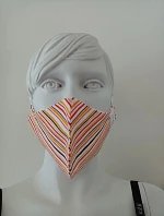 Bavlnená rúška prúžky - Vestis