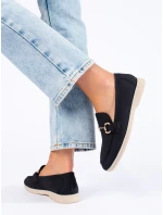 Výborné černé polobotky dámské bez podpatku Výborné černé polobotky dámské bez podpatku