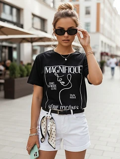 Tshirt damski czarny model 22156767 - FashionStreet