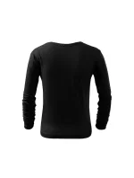 Tričko Malfini Fit-T LS Jr MLI-12101 černá Tričko Malfini Fit-T LS Jr MLI-12101 černá