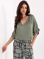 Blúzka TW BZ BI 3228.75 khaki
