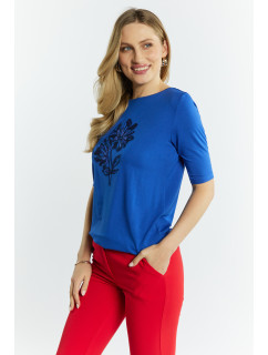 Monnari Blúzky Dámske tričko s potlačou Modrá