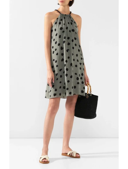 Dámske šaty M3006-407 zelenočierna - Maryn Mehlhorn Dámske šaty M3006-407 zelenočierna - Maryn Mehlhorn