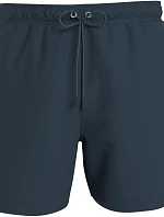 Pánske kúpacie kraťasy - KM00718 PRC - tm.šedá - Calvin Klein