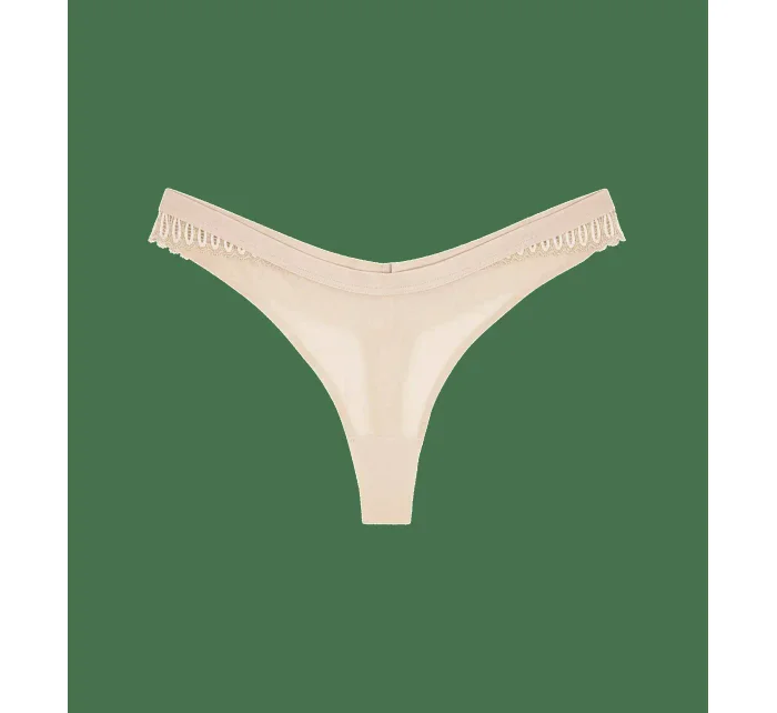 Dámské tanga Aura Spotlight High Leg string krémová - Triumph Dámské tanga Aura Spotlight High Leg string krémová - Triumph