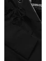 Černá dámská bunda parka s kapucí model 18059026 - S'WEST