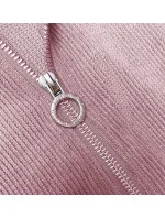 Ružová dámska tepláková súprava s farebnými vsadkami (AMG-346A) Ružová dámska tepláková súprava s farebnými vsadkami (AMG-346A)