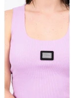 Rebrovaná blúzka s trblietkami fialová Rebrovaná blúzka s trblietkami fialová