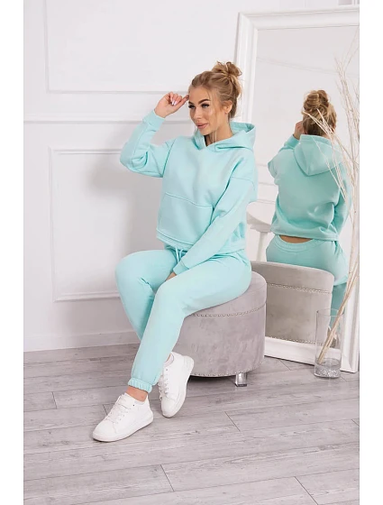 souprava s mikinou vázanou na spodní straně model 19752312 - K-Fashion souprava s mikinou vázanou na spodní straně model 19752312 - K-Fashion