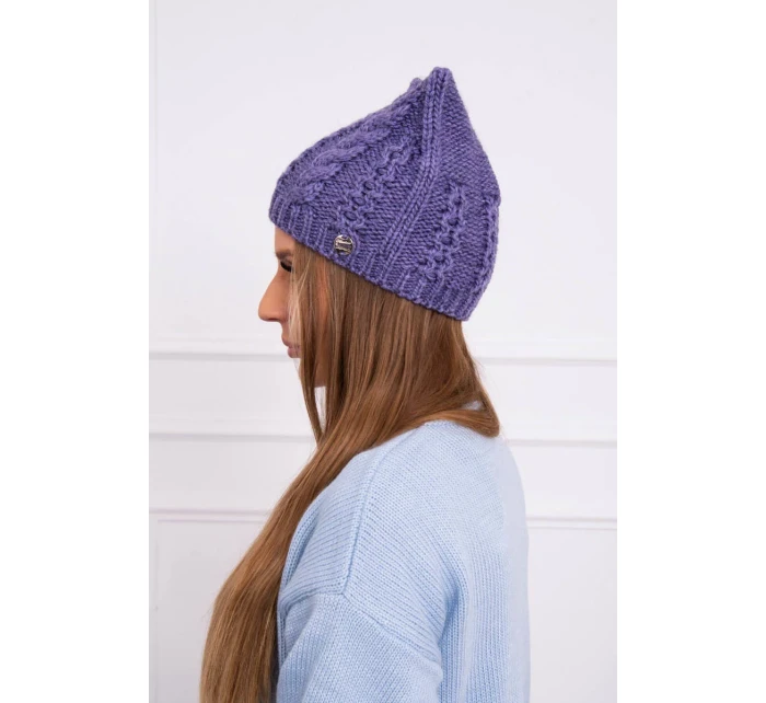 fleecová čepice světle fialová model 18750953 - K-Fashion fleecová čepice světle fialová model 18750953 - K-Fashion