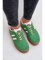 Dámské Tenisky Na Platformě Zelené model 21680457 - Boto