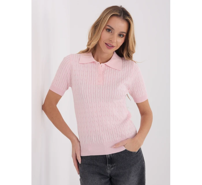 Sweter PM SW model 21821415 jasny różowy - FPrice
