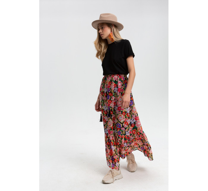 Monnari Sukne Maxi sukne s kvetinovým vzorom Multi Red