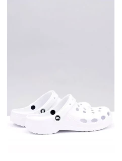 Pánské Klasické Nazouváky Bílé Crocsy