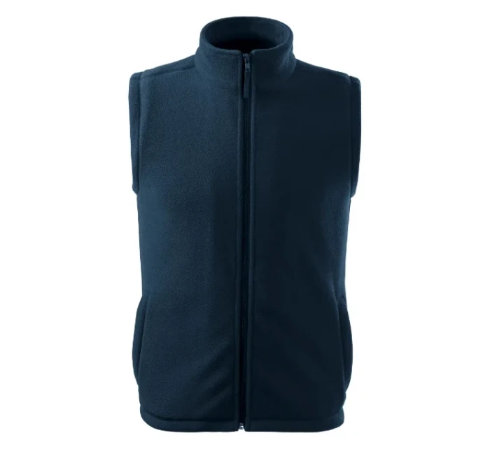 Next Fleecová vesta unisex námornícka modrá Next Fleecová vesta unisex námornícka modrá