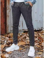 Pánske tmavosivé nohavice FashionStreet chinos UX3430