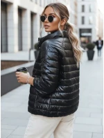 Dámska prešívaná obojstranná bunda FLORIS black FashionStreet TY2751