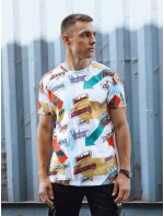 Pánské tričko s potiskem bílé model 21978287 - Dstreet