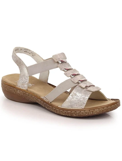 Dámské pohodlné nazouvací sandály model 22050522 - Rieker