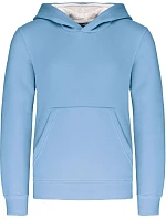 K 453 Dětská kontrastní mikina s kapucí model 22509489 sky blue/white - Kariban K 453 Dětská kontrastní mikina s kapucí model 22509489 sky blue/white - Kariban