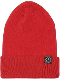 Neutral O 93055 Pletená čiapka z bio bavlny s certifikátom Fairtrade 77.9355 červená