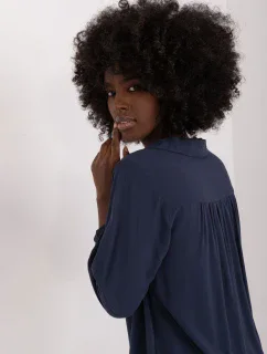 Blúzka D73761Z11162A tmavomodrá